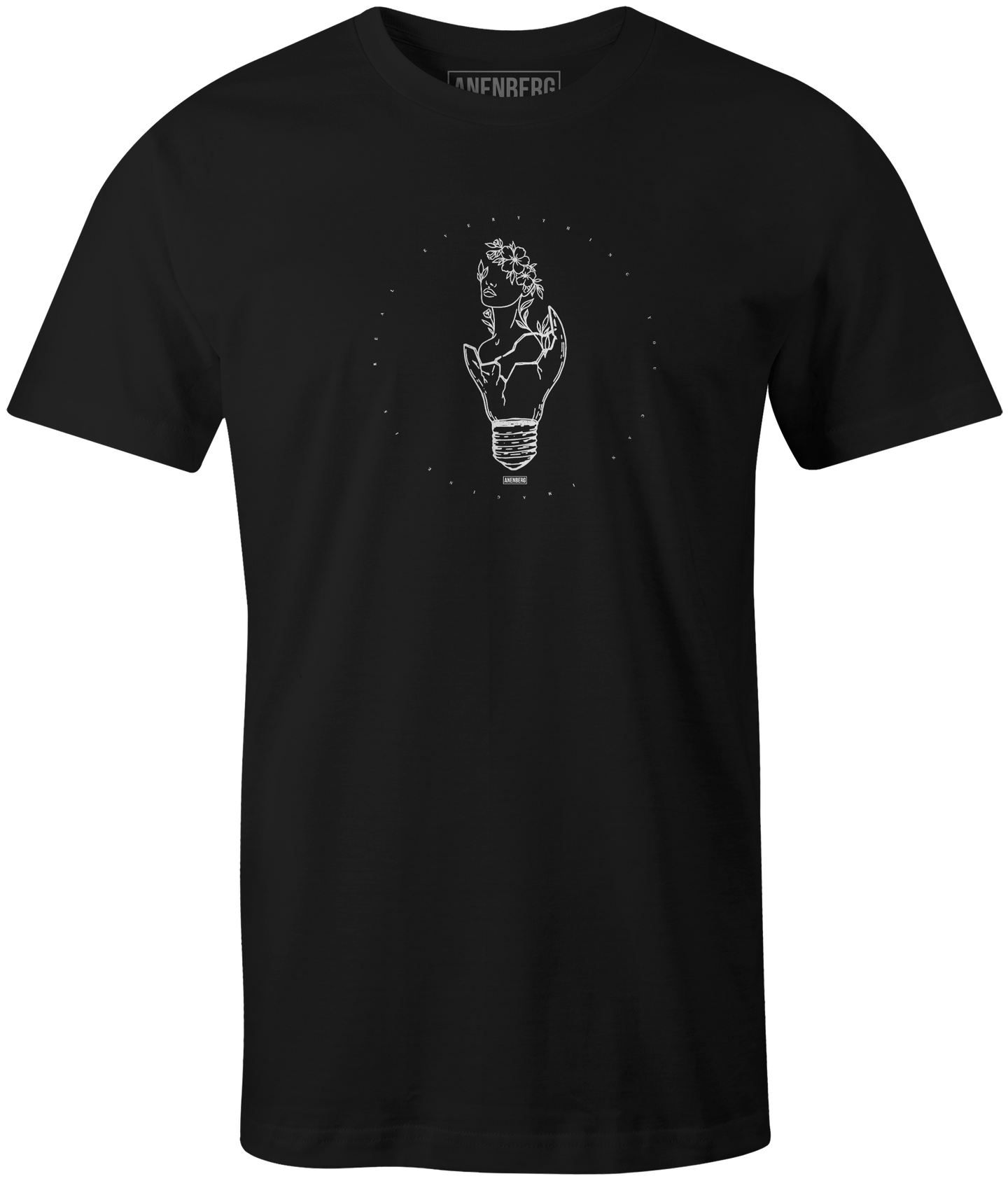 Anenberg, Imagine Classic American Made Mens Crew Neck Tee Shirt