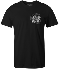 Anenberg, Local Burn Outs Classic American Made Mens Black Crew Neck Tee Shirt