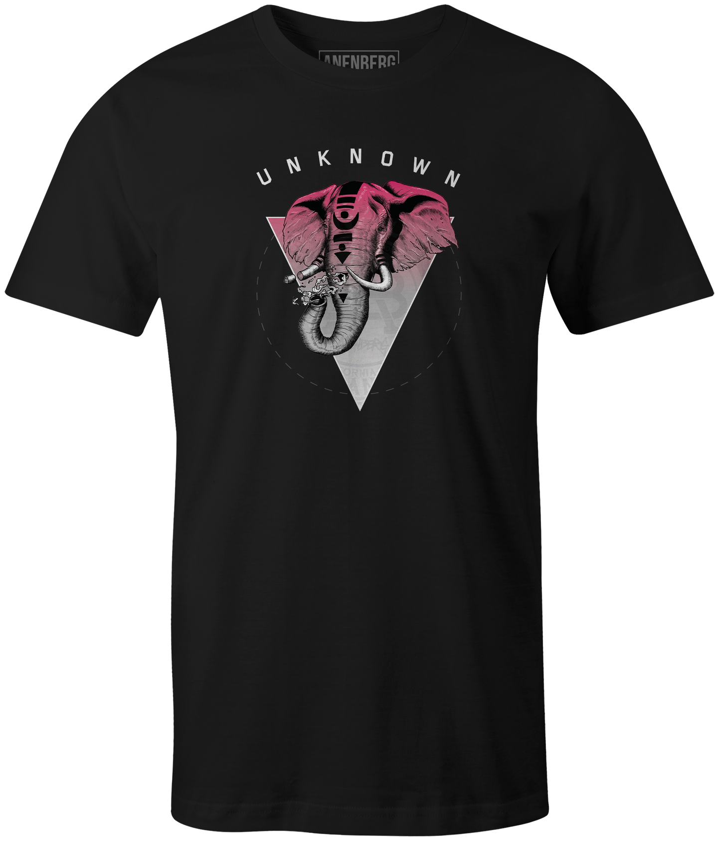 Anenberg, Unknown Classic American Made Mens Black Crew Neck Tee Shirt