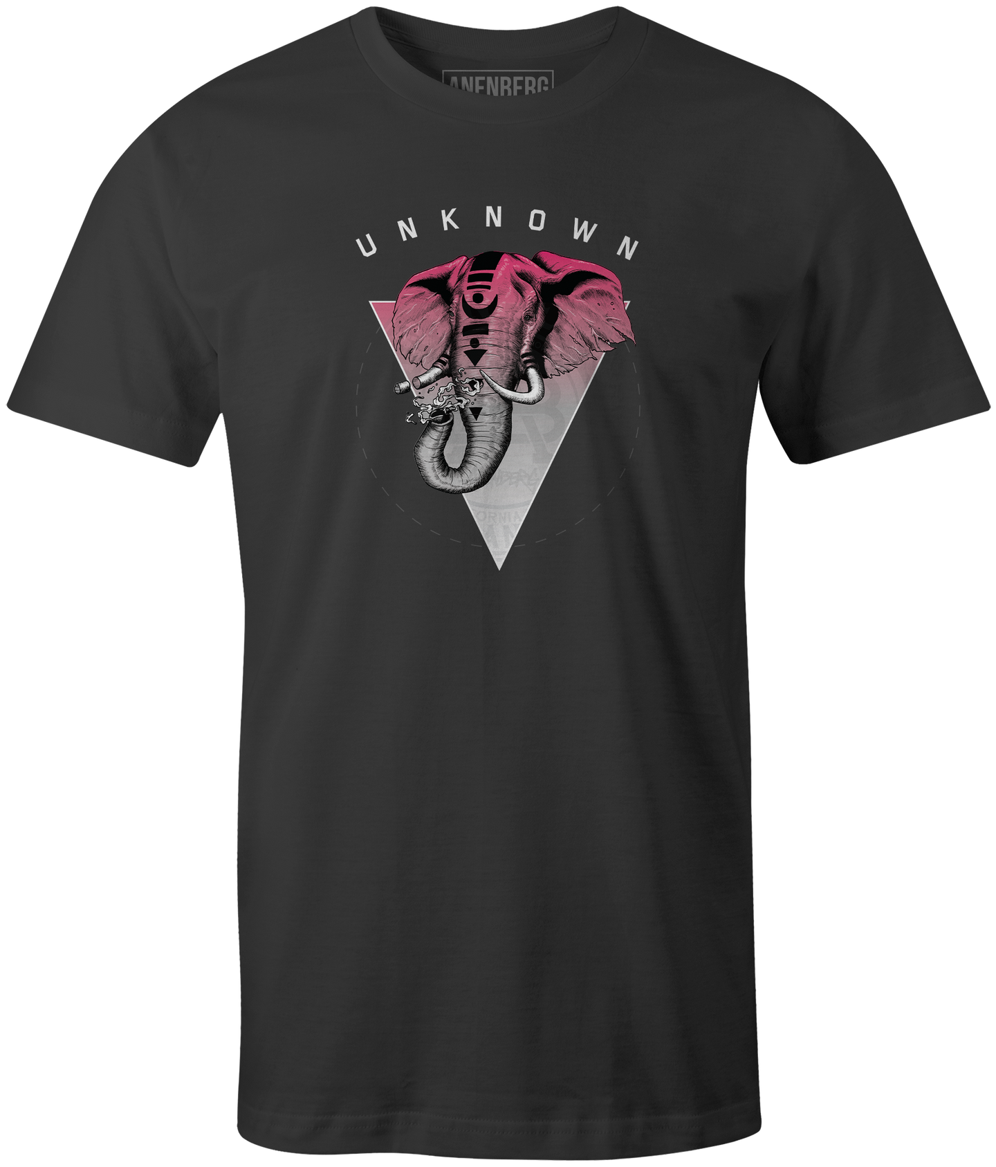Anenberg, Unknown Classic American Made Mens Charcoal Crew Neck Tee Shirt
